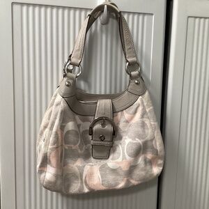 Coach Soho Optic Signature Hobo Bag